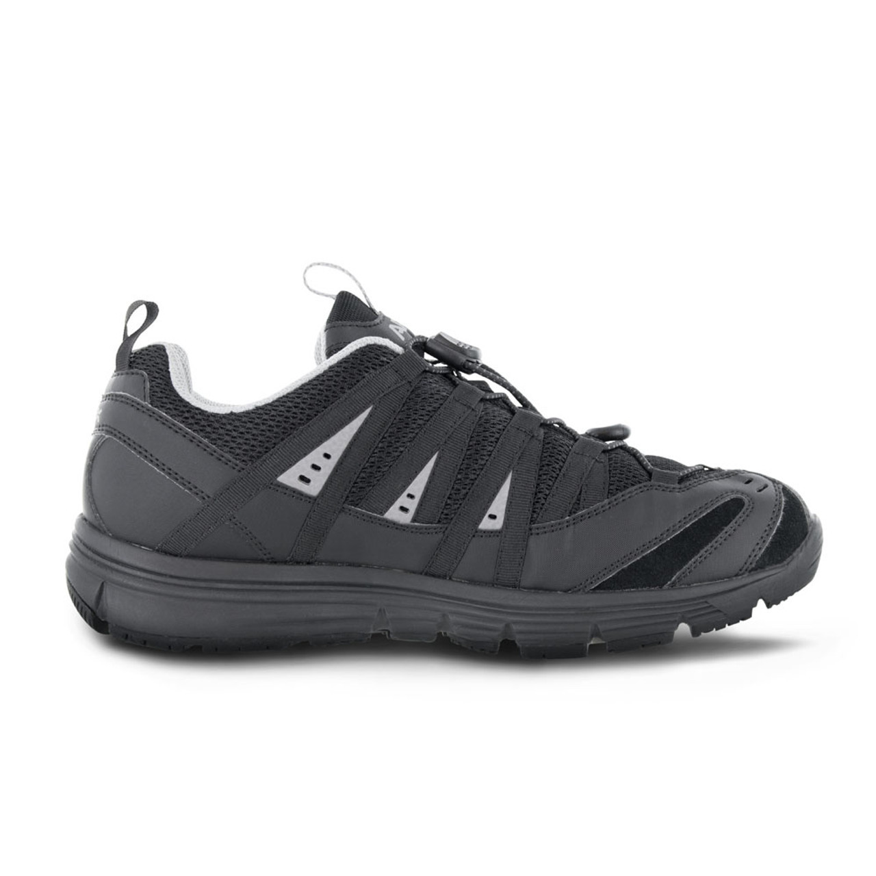 Apex Men's Athletic Bungee Active Shoe - A5000 - Black
