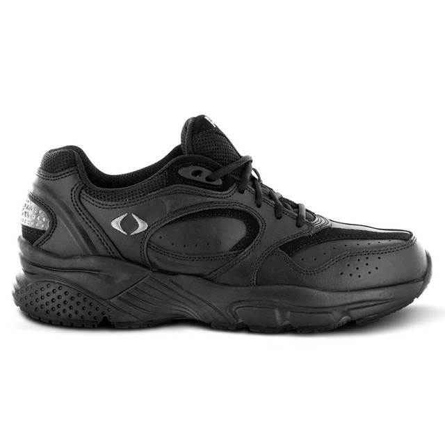Apex  Men's Lace Walking Shoes - X Last - Black
