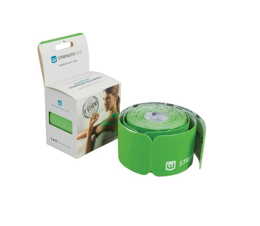 StrengthTape Kinesiology Taping Roll, 5m Precut Roll - Precut, Waterproof Support for Muscle Recovery