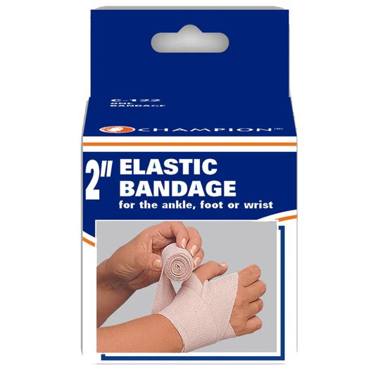 Champion Universal Elastic Bandage – 2" Wide Adjustable Compression Wrap