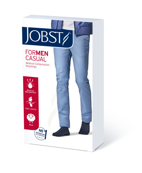 JOBST forMen Casual Knee High 15-20 mmHg Closed Toe