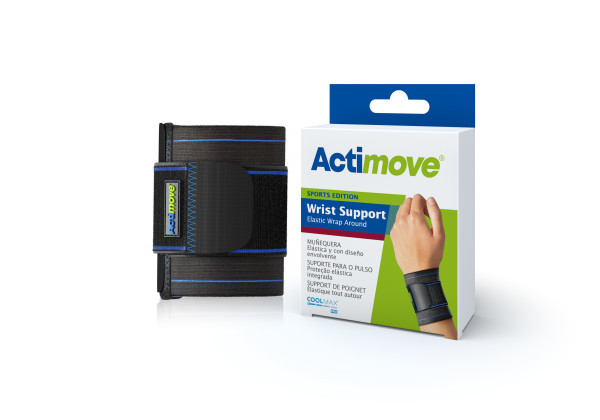 Actimove Sports Edition Wrist Support Elastic Wrap Around, Universal Size