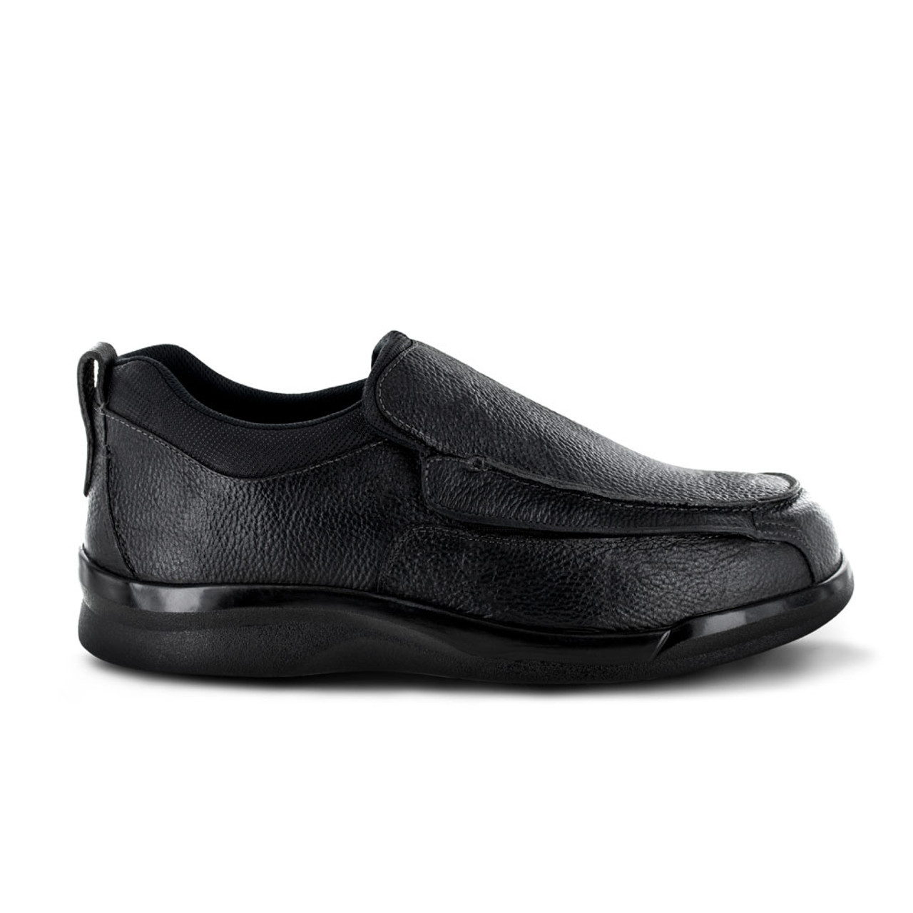 Apex Men's Classic Moc Dress Shoe- Biomechanical - Black