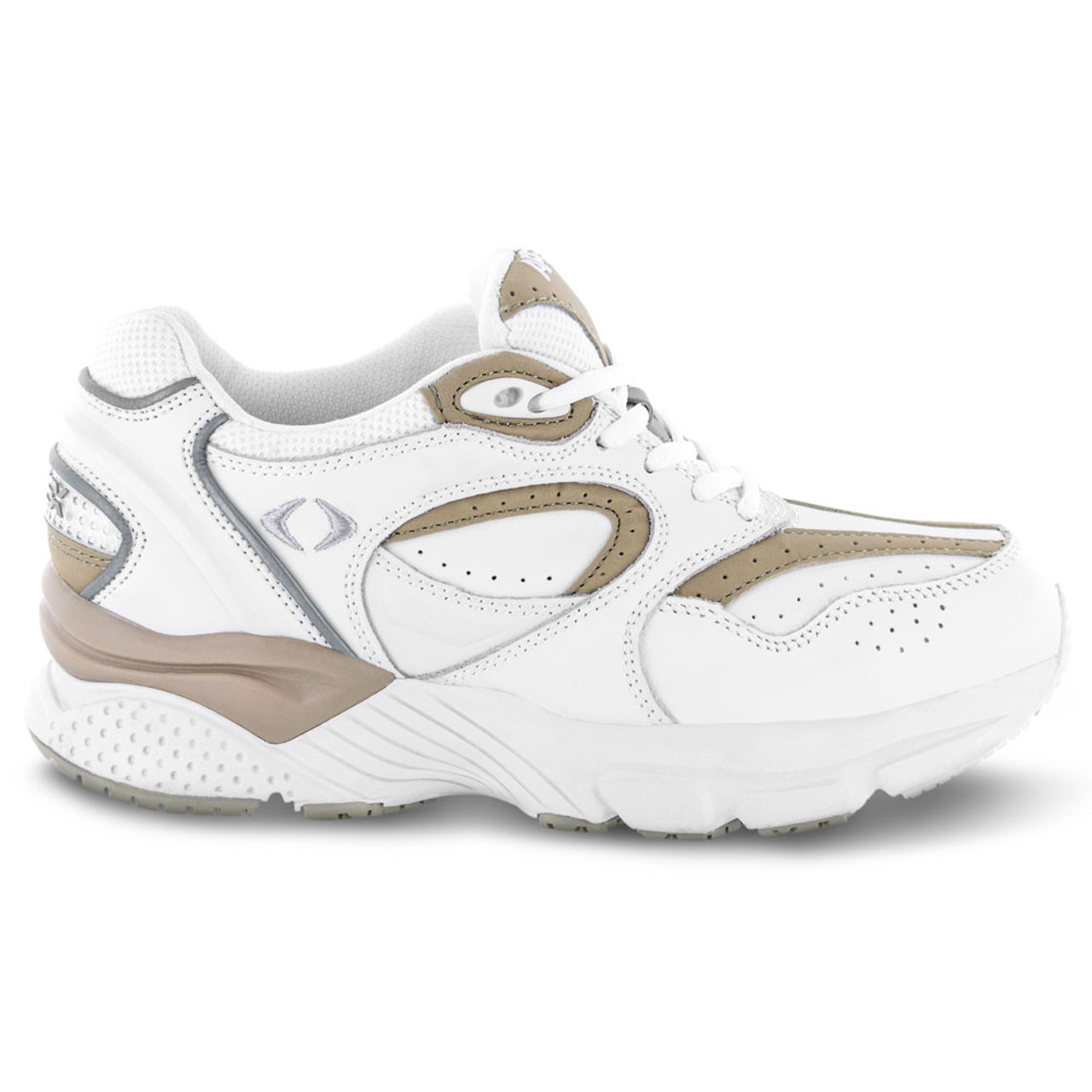 Apex Men's - Lace Walking Shoe -  X-Last - White/Grey