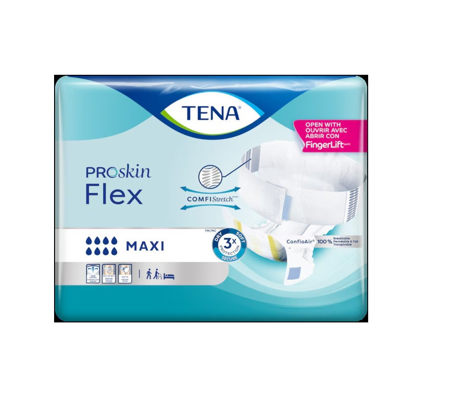 TENA Flex Maxi - Belted Incontinence Briefs – Heavy Absorbency