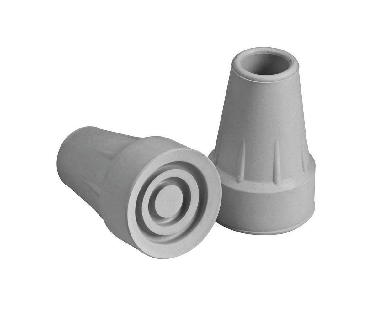 Carex Heavy-Duty Crutch Tips – Universal Fit Rubber Tips with Metal Reinforcement for Safe, Non-Slip Mobility Support