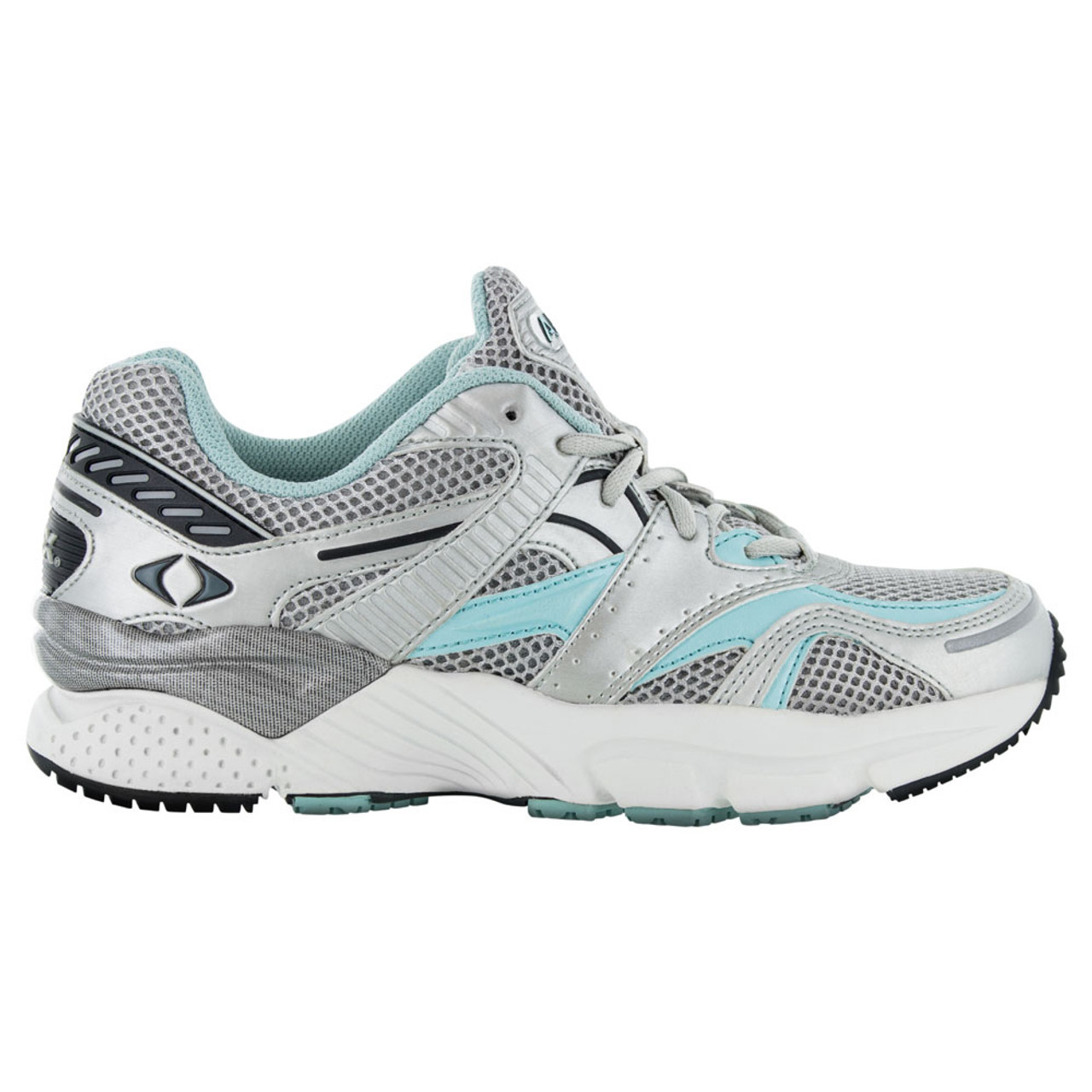 Apex Women's Boss Runner Active Shoe - X-Last - Silver/Sea Blue