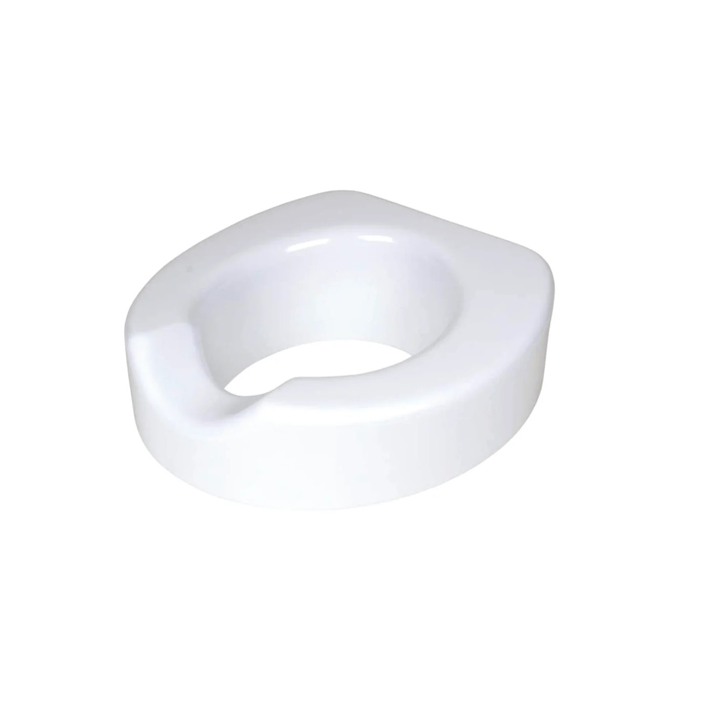 Carex Quick-Lock Raised Toilet Seat, 4" Elevated Toilet Seat for Standard & Elongated Toilets – Easy Install & Removal, Lightweight & Secure Fit