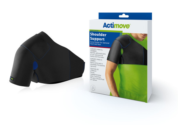Actimove Sports Edition Shoulder Support Extra Pocket for Optional Hot/Cold Pack