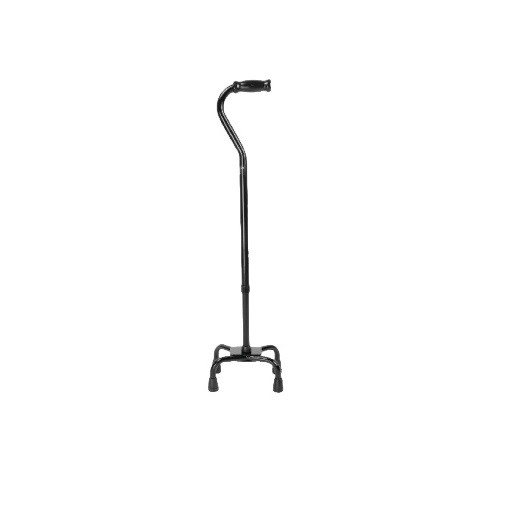 ProBasics Quad Cane – Height Adjustable Four-Point Walking Cane with Contoured Grip for Enhanced Stability & Support, Lightweight Design